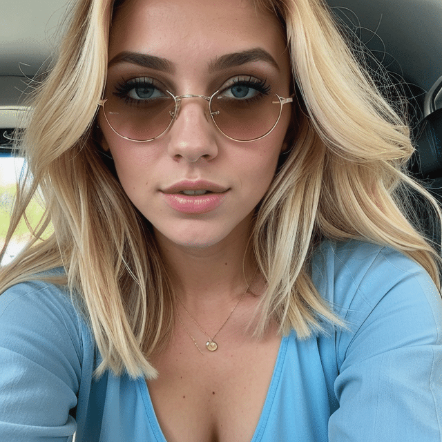 blondynka_niebieskie_ubranie Blondynka Niebieskie Ubranie